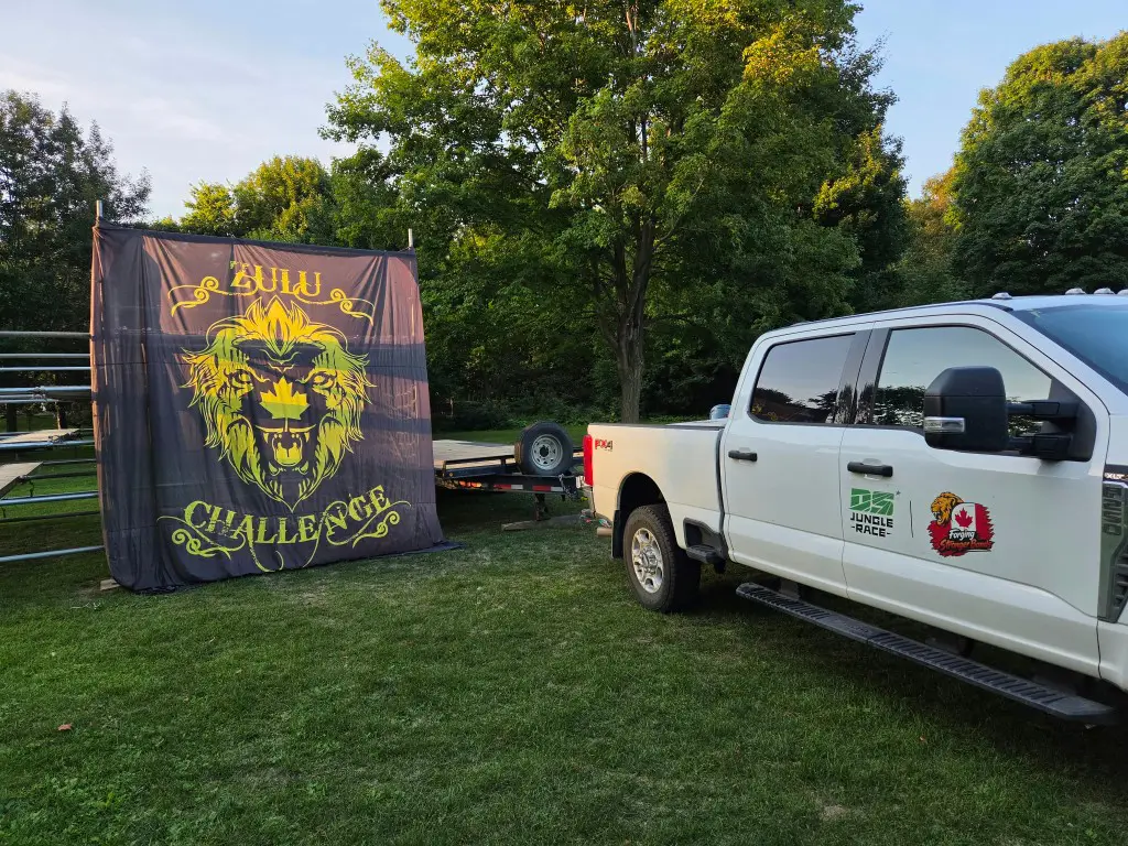 Zulu Challenge outdoor event setup